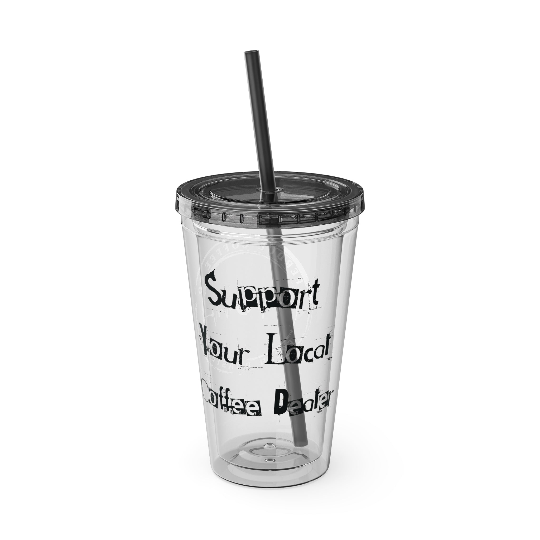 16oz Acrylic Tumbler Cold Brew Iced Coffee