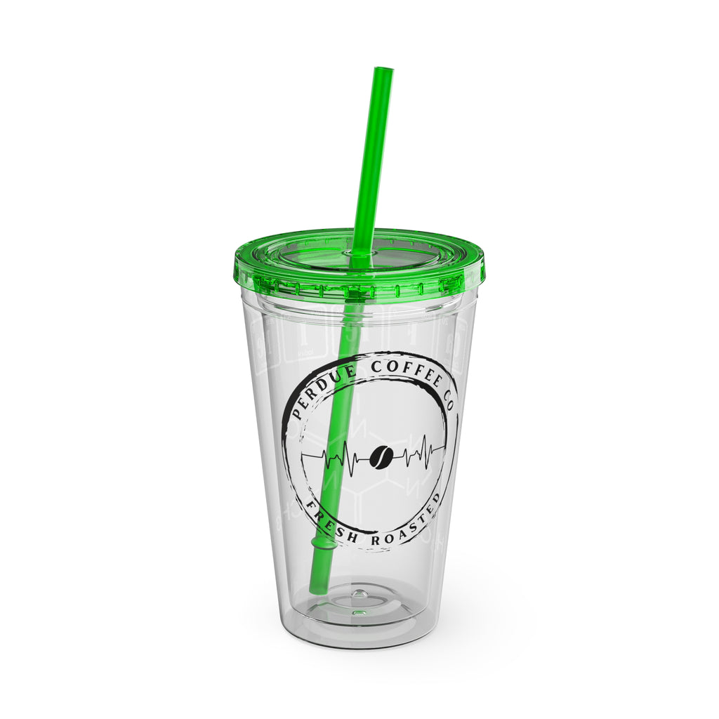 Chemistry Periodic Elements 16oz Tumbler with Straw