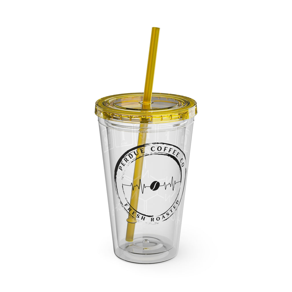 Chemistry Periodic Elements 16oz Tumbler with Straw