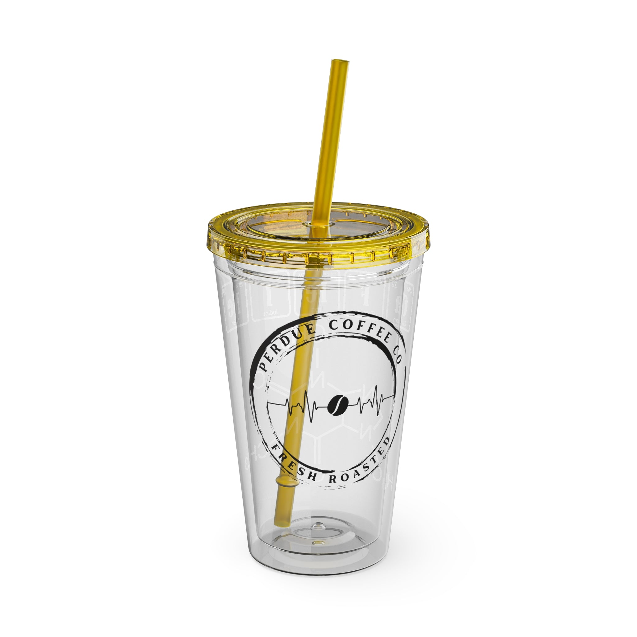 Chemistry Periodic Elements 16oz Tumbler with Straw