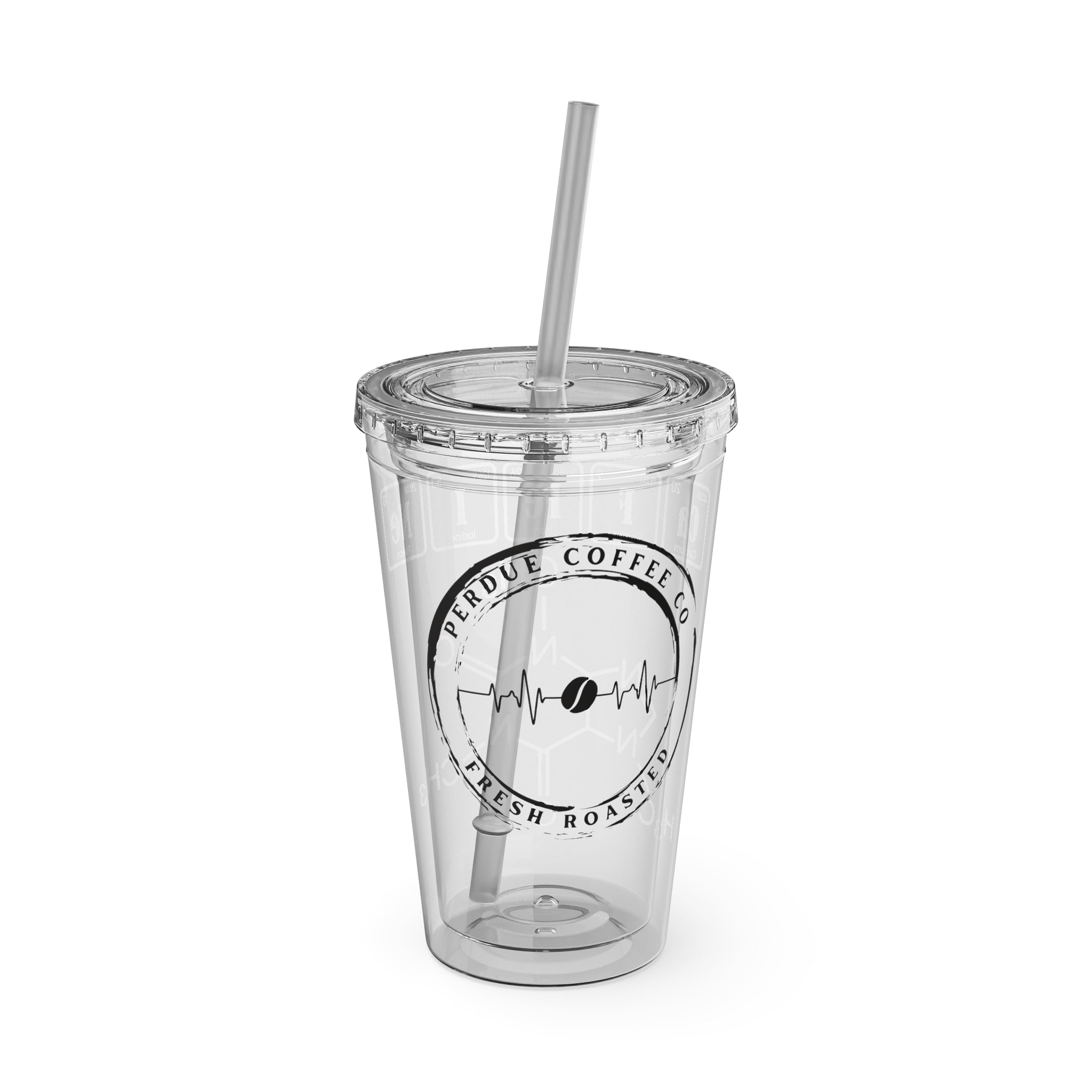 Chemistry Periodic Elements 16oz Tumbler with Straw