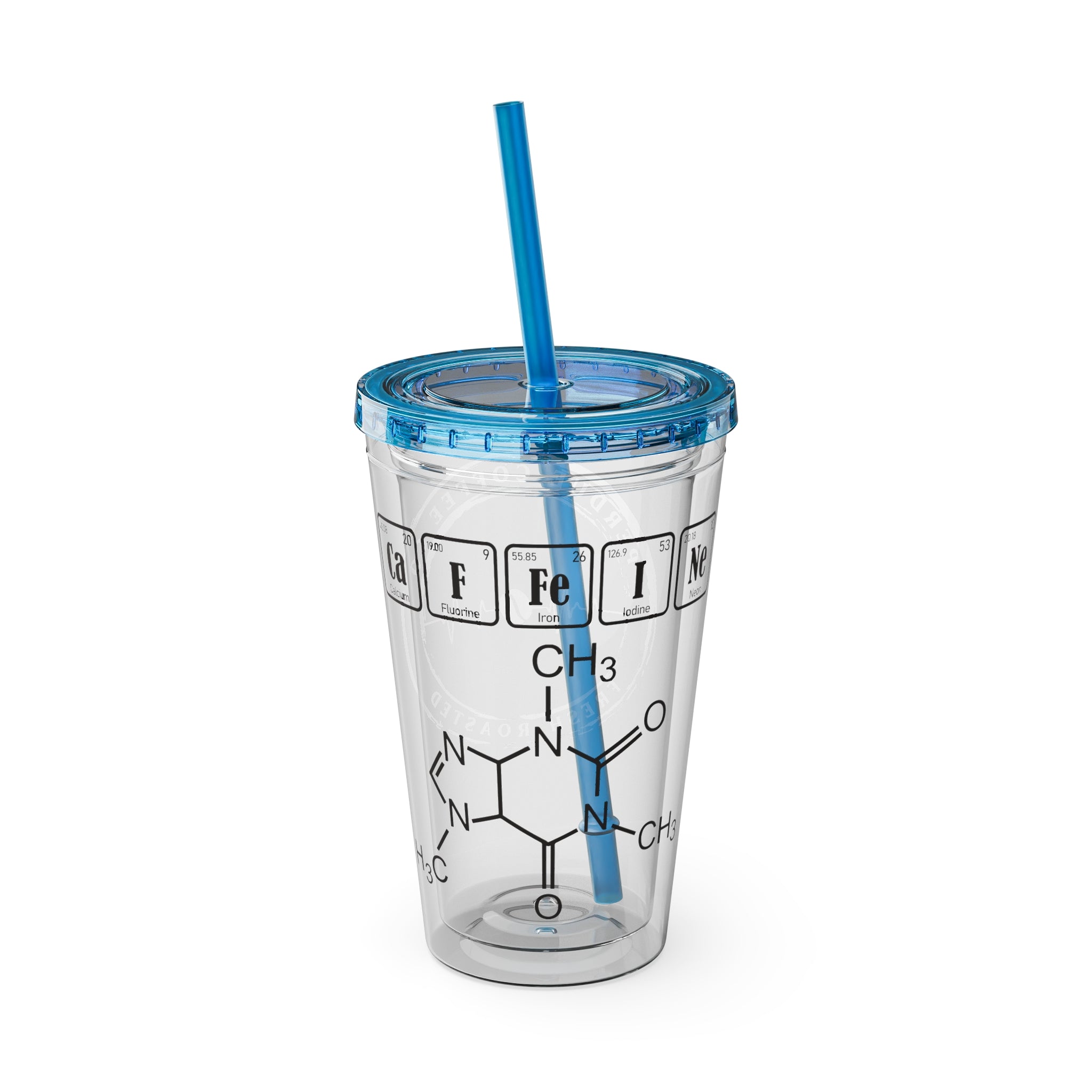 Chemistry Periodic Elements 16oz Tumbler with Straw