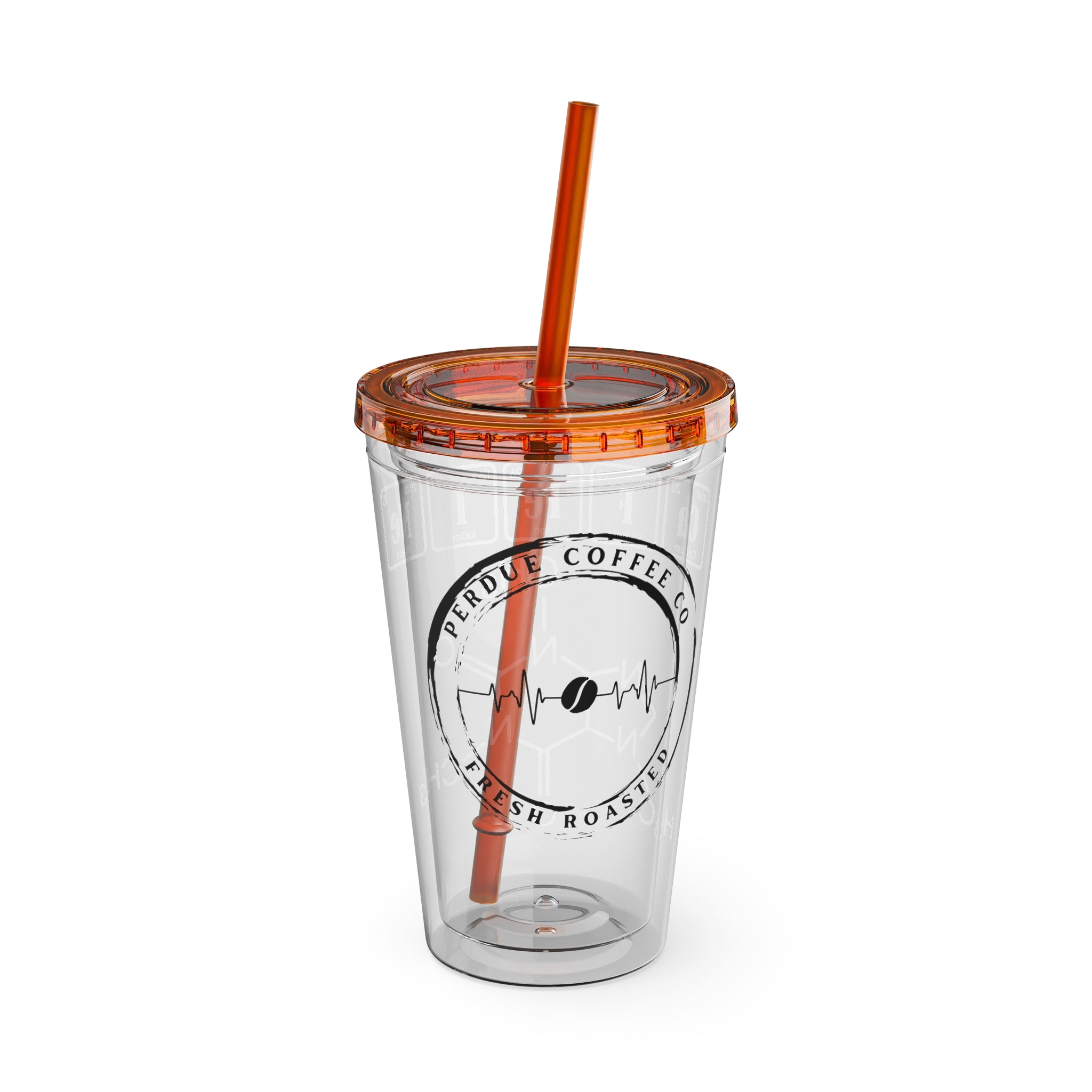 Chemistry Periodic Elements 16oz Tumbler with Straw