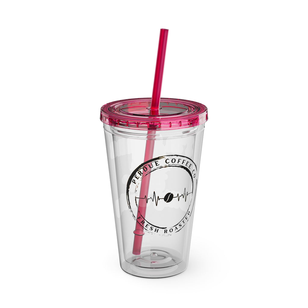 Dilly Dally Coffee Cat Tumbler