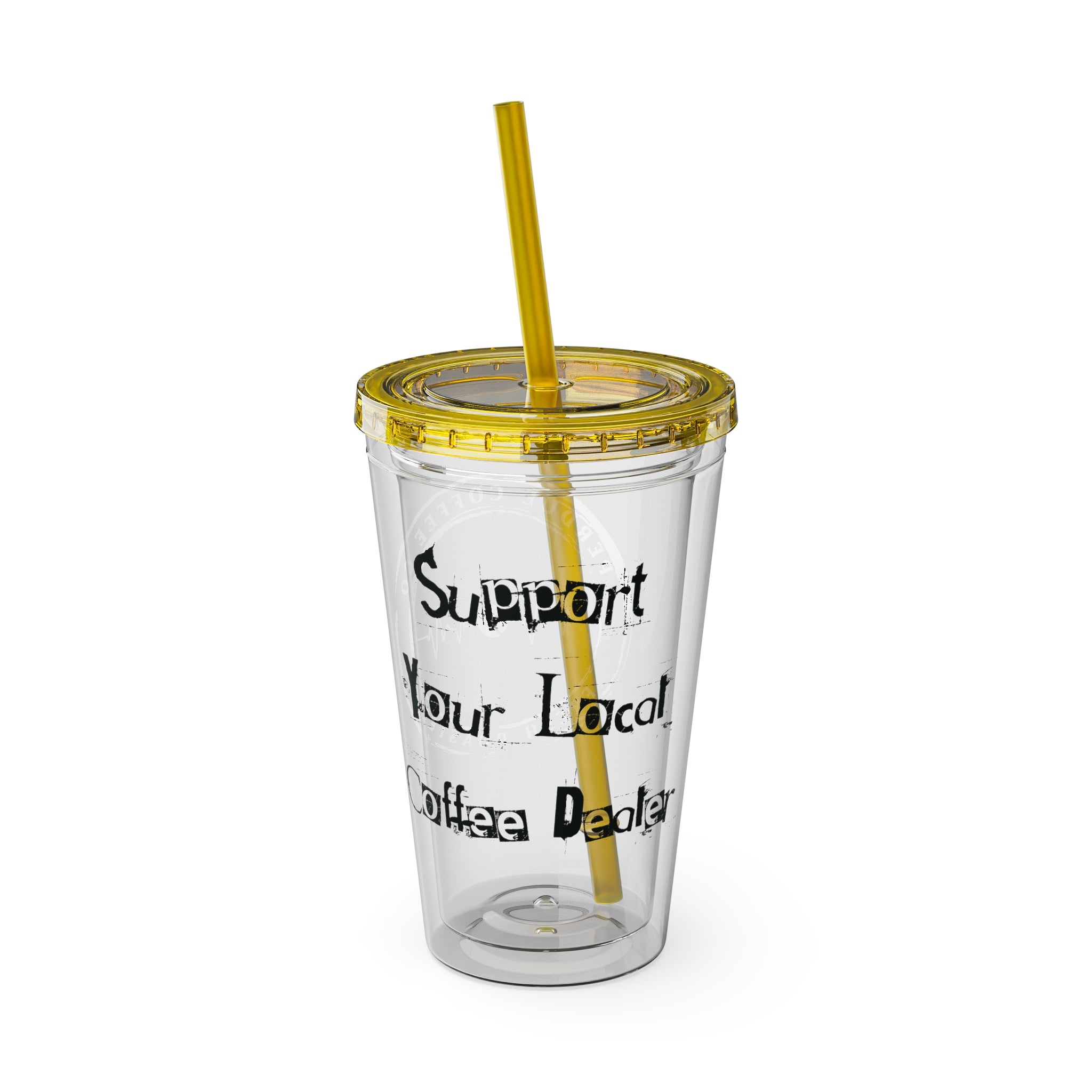 16oz Acrylic Tumbler Cold Brew Iced Coffee