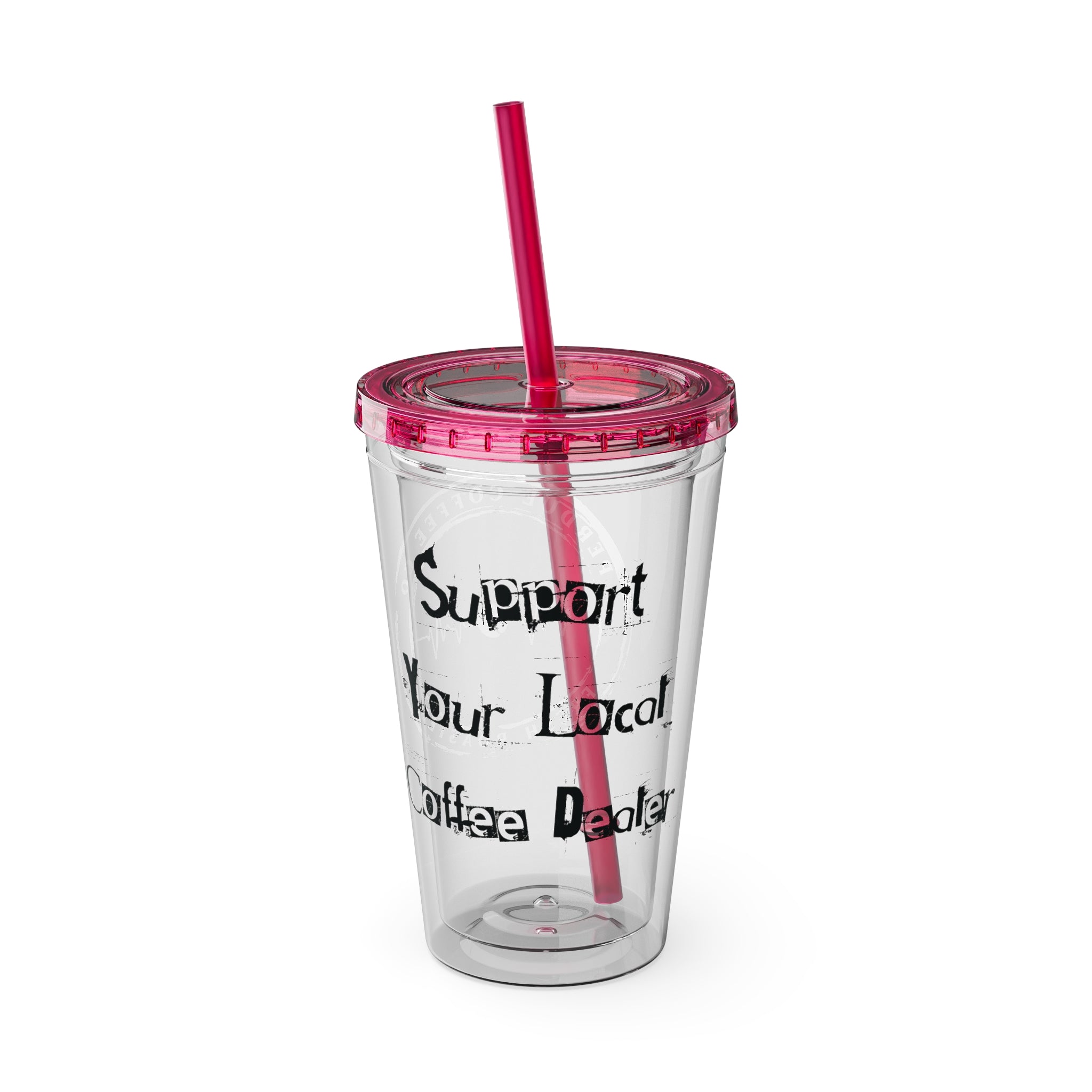 16oz Acrylic Tumbler Cold Brew Iced Coffee