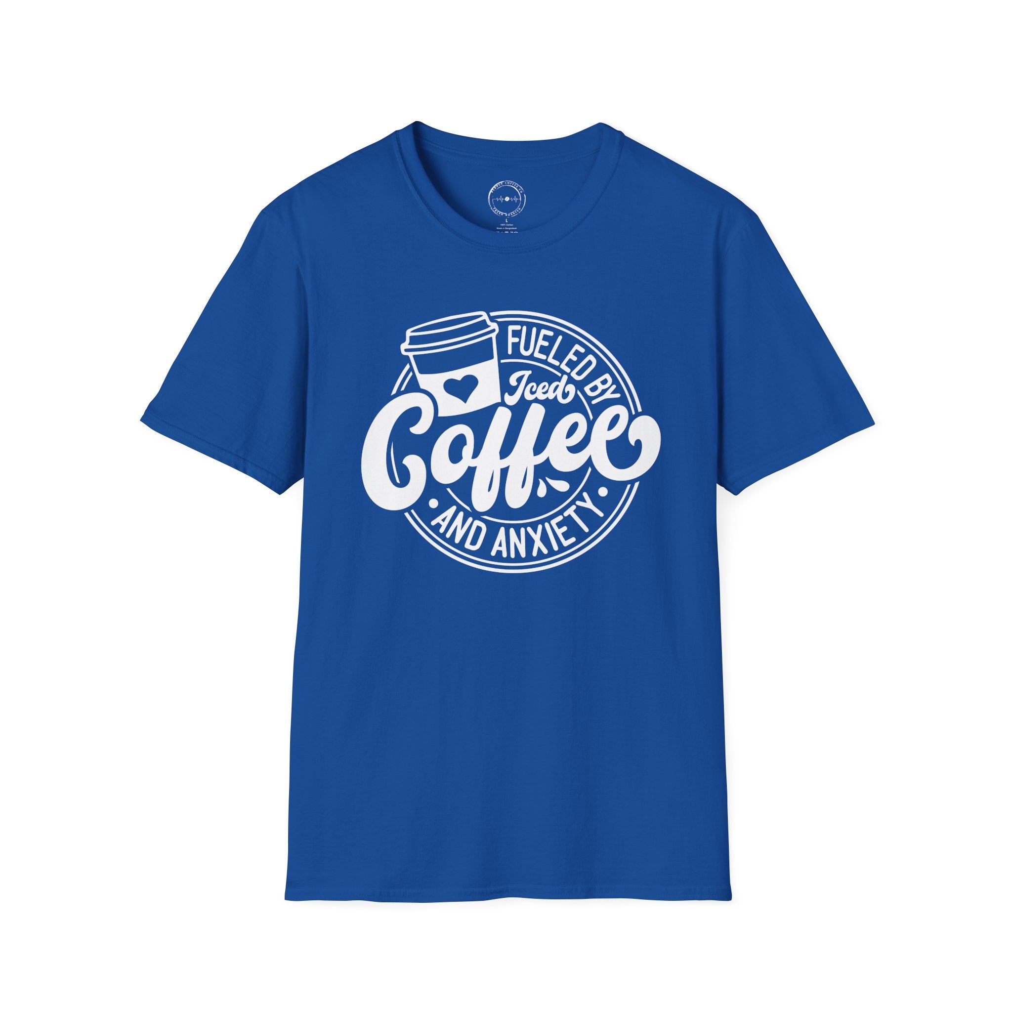 Coffee & Anxiety T-Shirt — "Fueled by Coffee and Anxiety" Graphic Tee