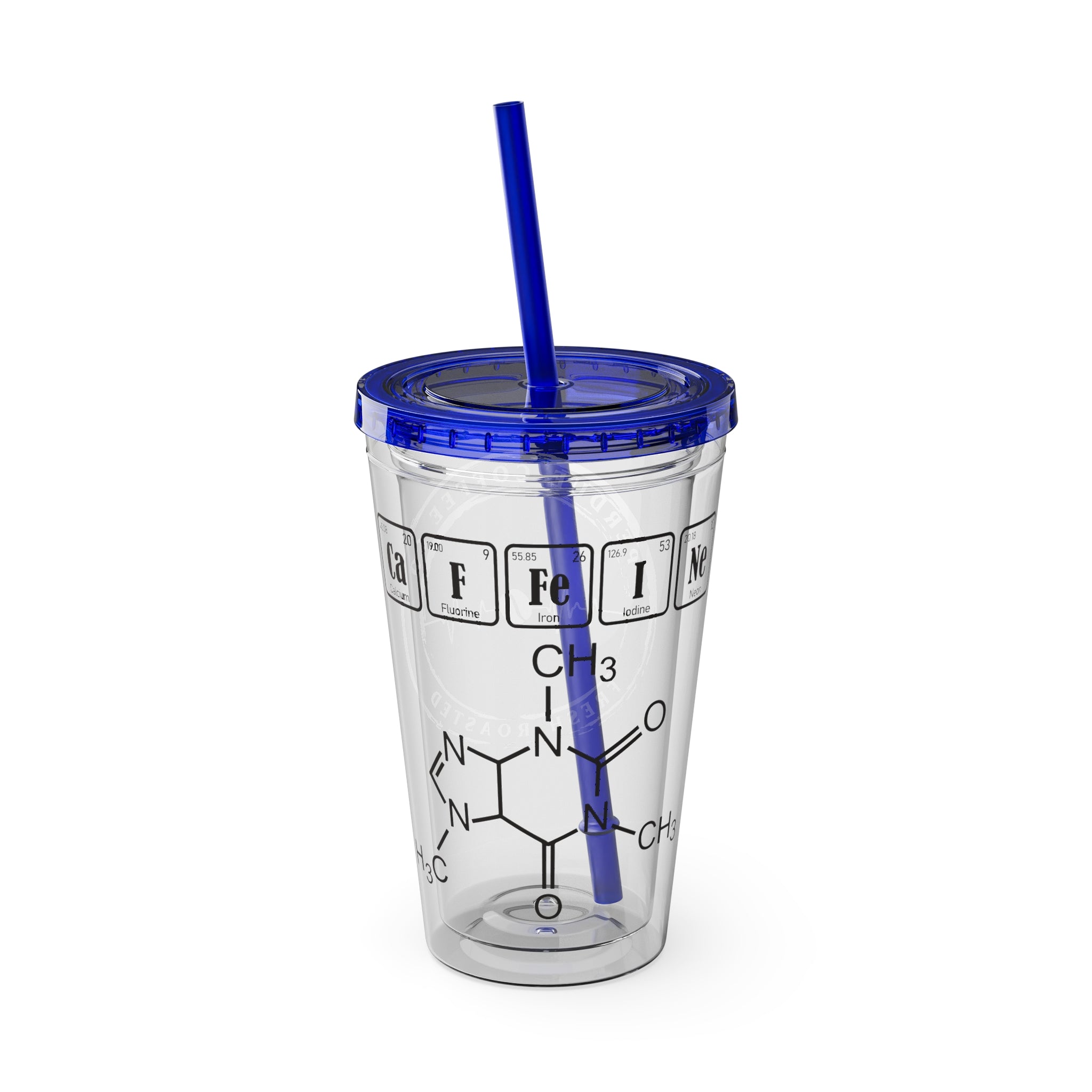 Chemistry Periodic Elements 16oz Tumbler with Straw