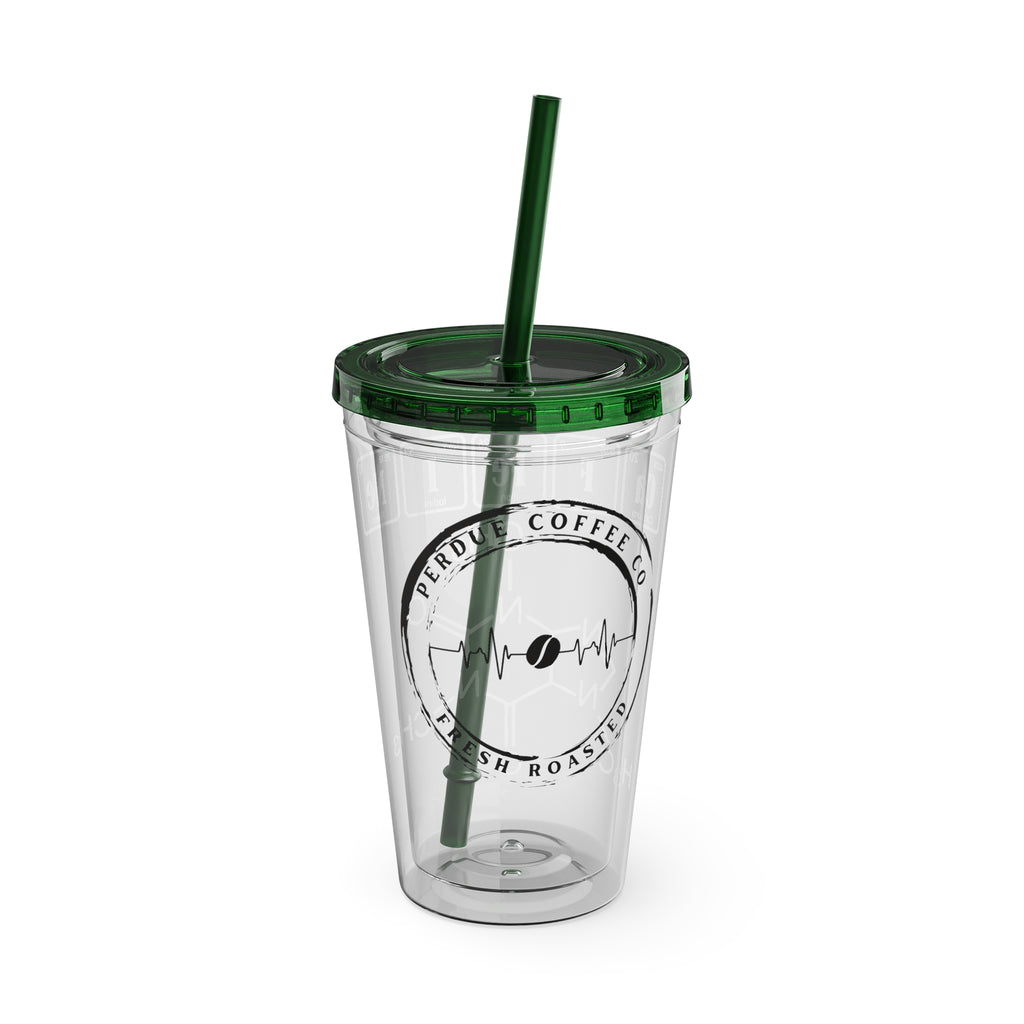 Chemistry Periodic Elements 16oz Tumbler with Straw