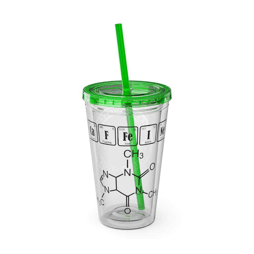 Chemistry Periodic Elements 16oz Tumbler with Straw