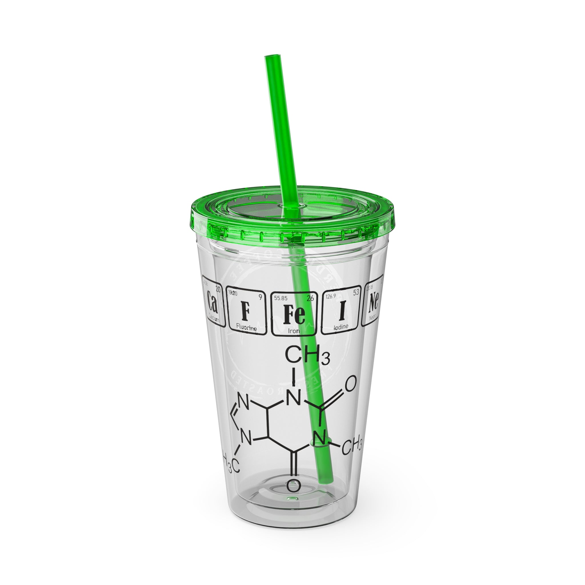 Chemistry Periodic Elements 16oz Tumbler with Straw