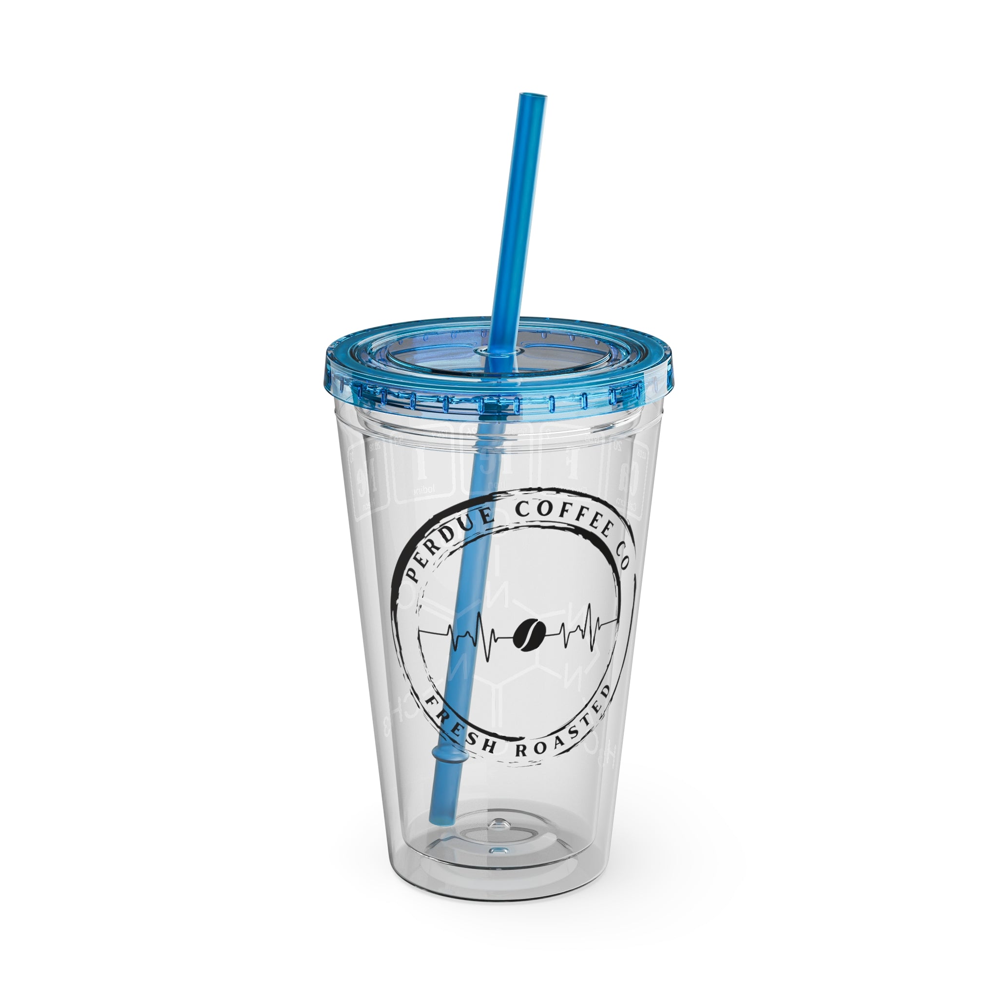 Chemistry Periodic Elements 16oz Tumbler with Straw