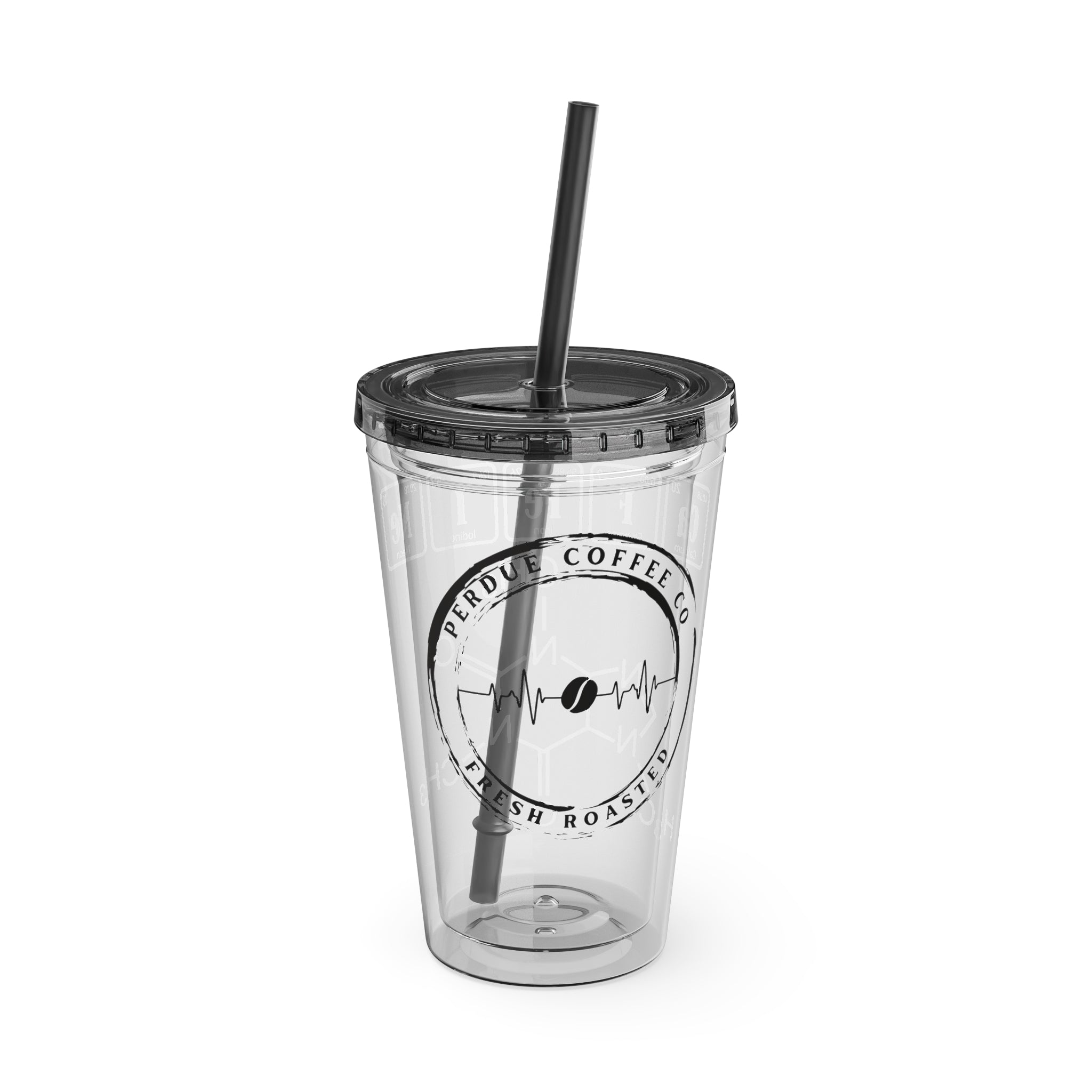 Chemistry Periodic Elements 16oz Tumbler with Straw