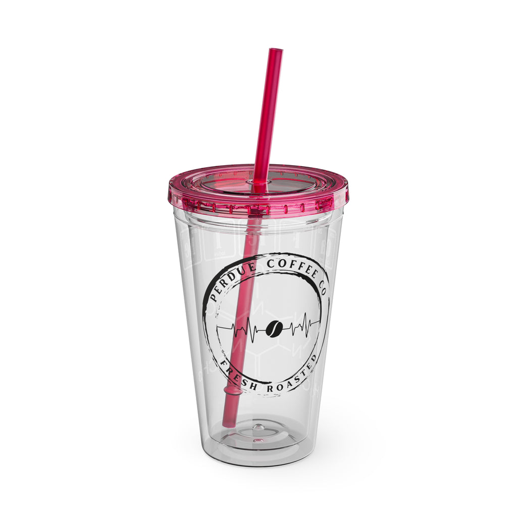 Chemistry Periodic Elements 16oz Tumbler with Straw