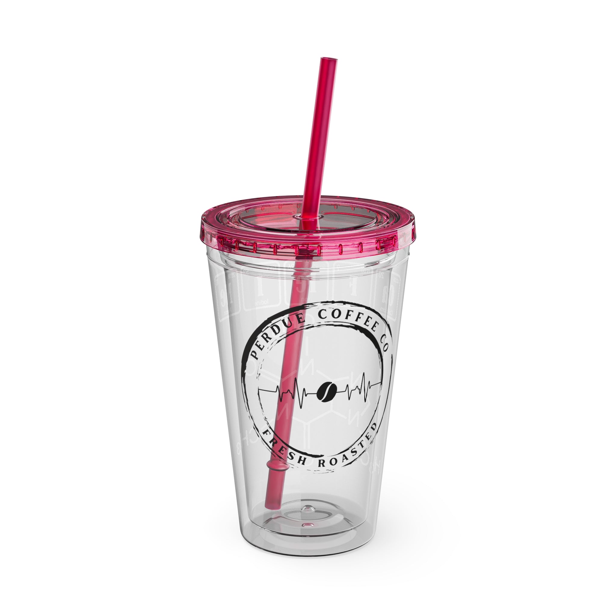 Chemistry Periodic Elements 16oz Tumbler with Straw