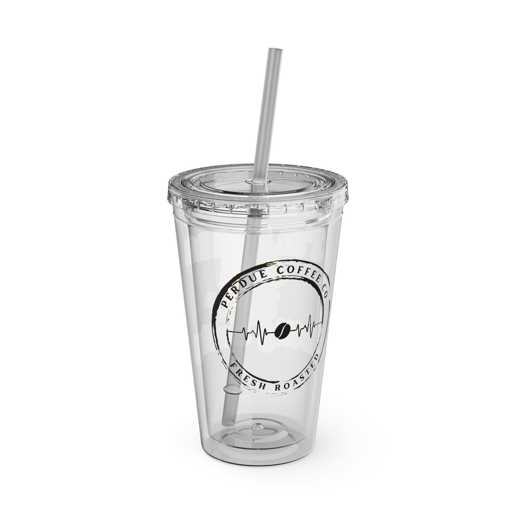 Dilly Dally Coffee Cat Tumbler