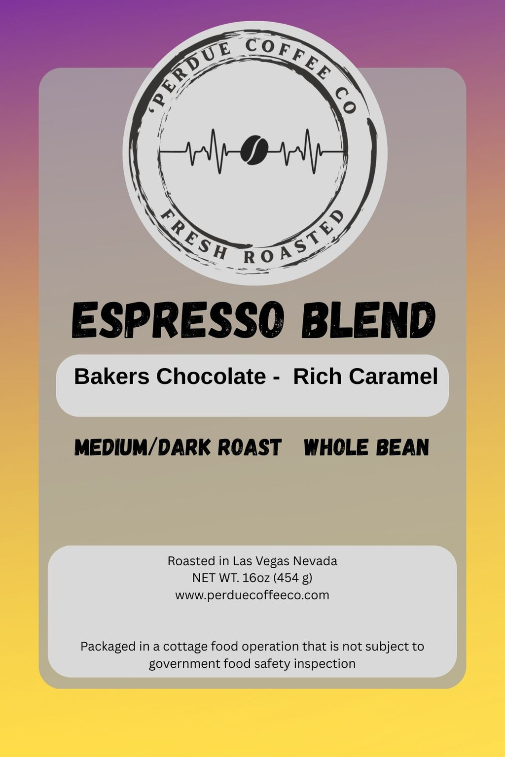 Espresso Blend 1lb (16 ounce)