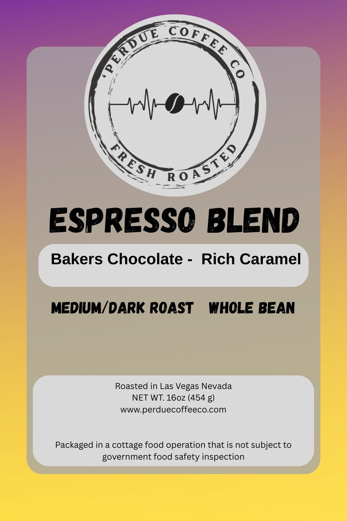 Espresso Blend 1lb (16 ounce)