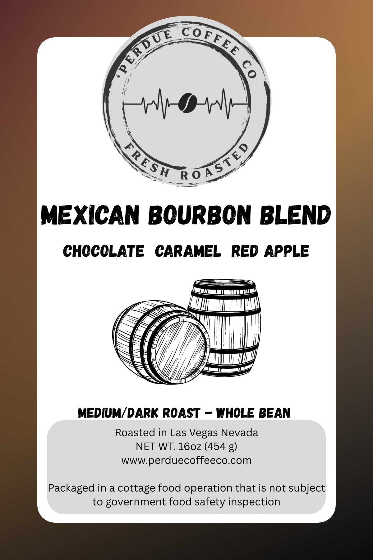 Mexican Bourbon Blend 1lb (16 ounce)